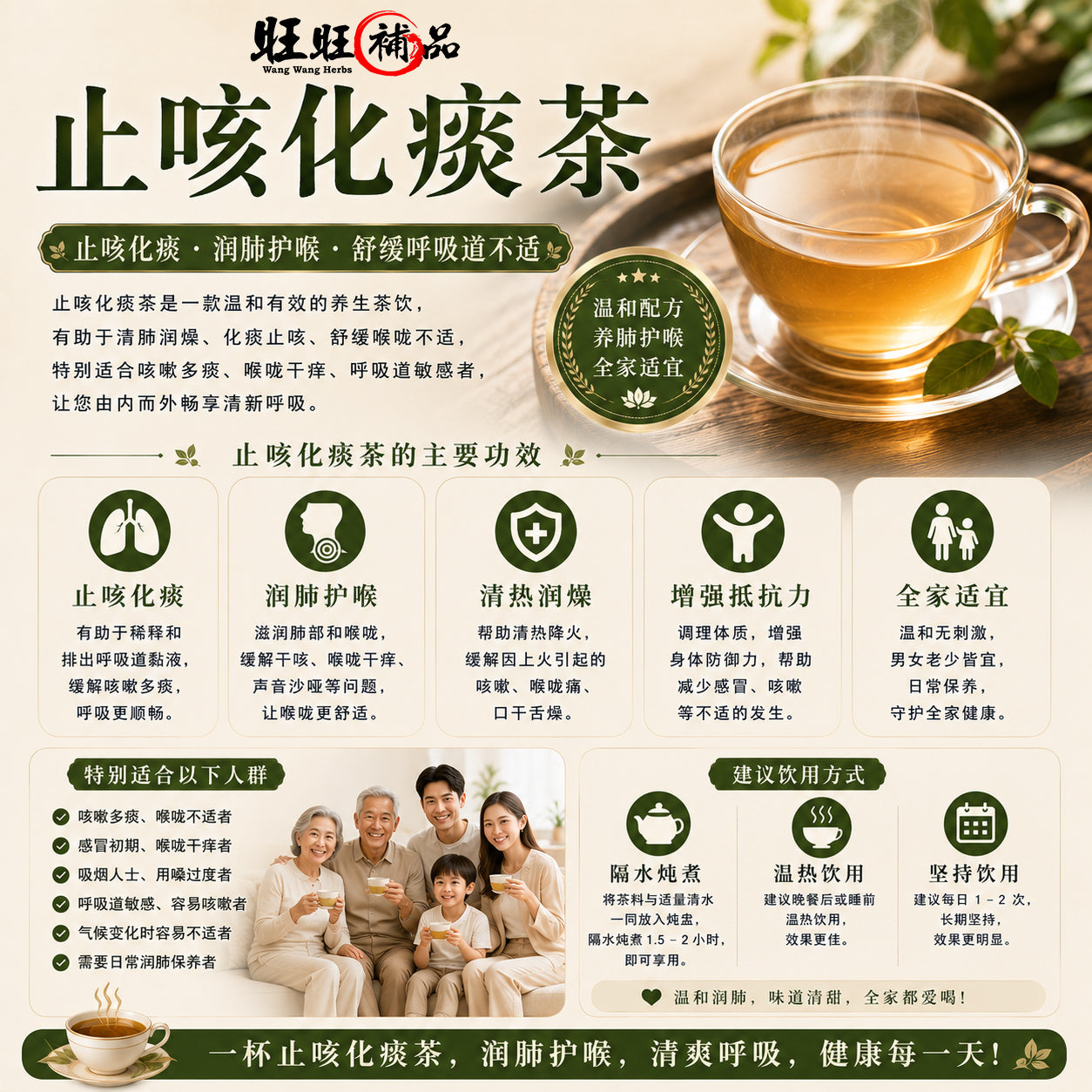 止咳化痰茶 副图