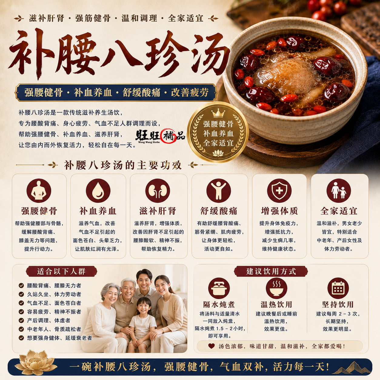 补腰八珍汤 副图