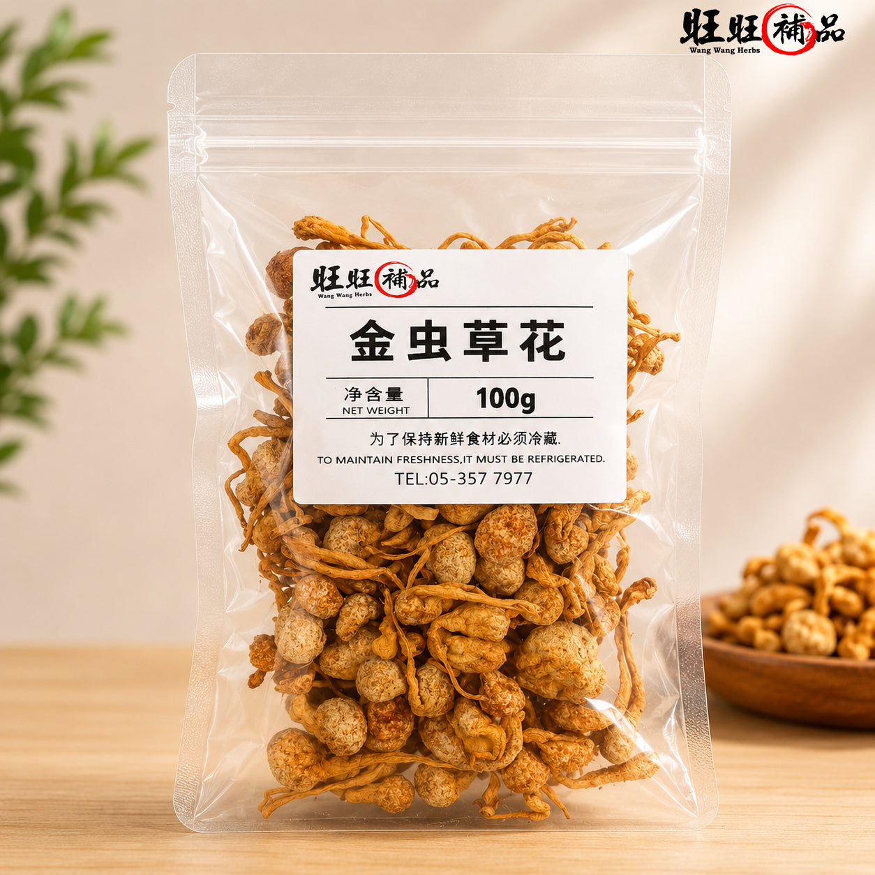 袍子头虫草花